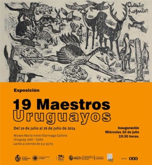 Llegan a Salto obras de artistas plásticos de todo el país reunidos en la muestra itinerante &quot;19 Maestros Uruguayos&quot;
